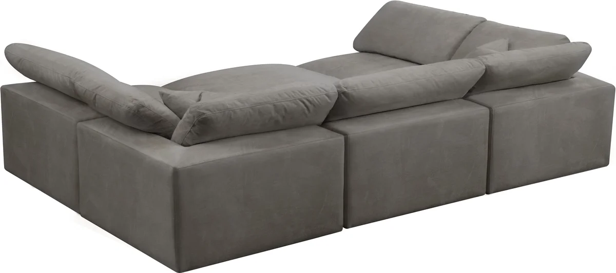 Cozy - 6 Piece Modular Sectional - Gray