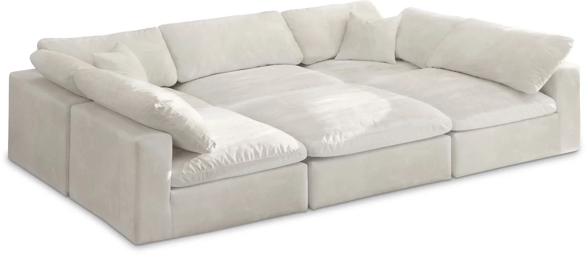 Cozy - 6 Piece Modular Sectional - Beige