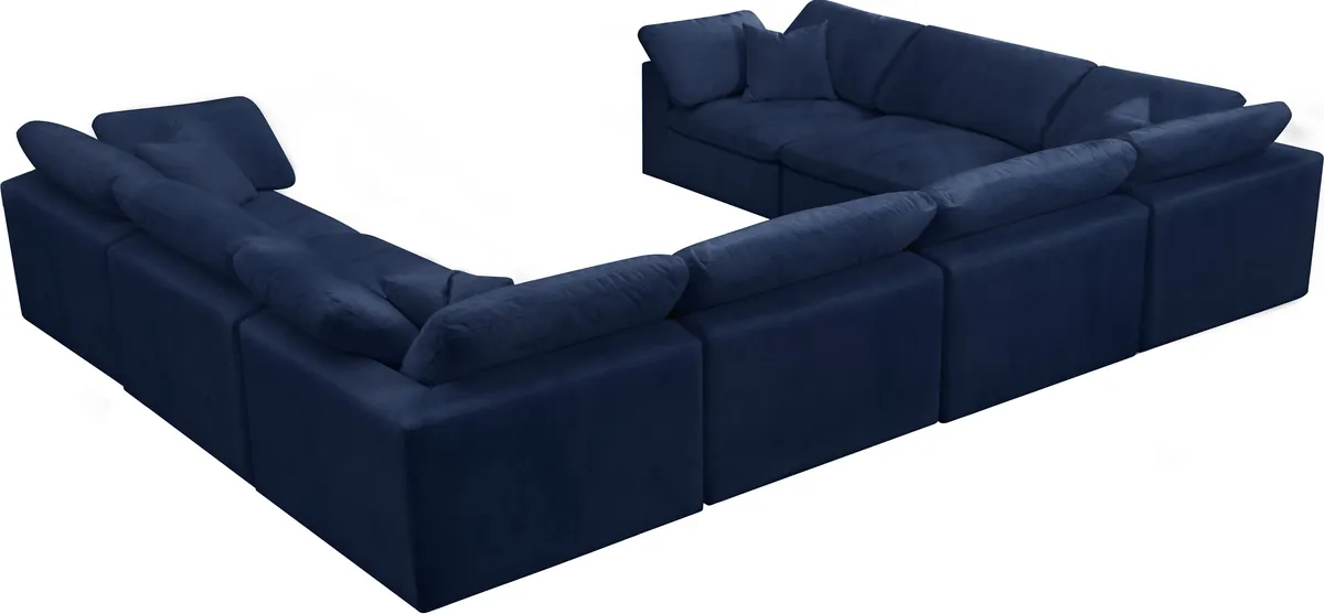 Cozy - 8 piece Modular Sectional - Navy