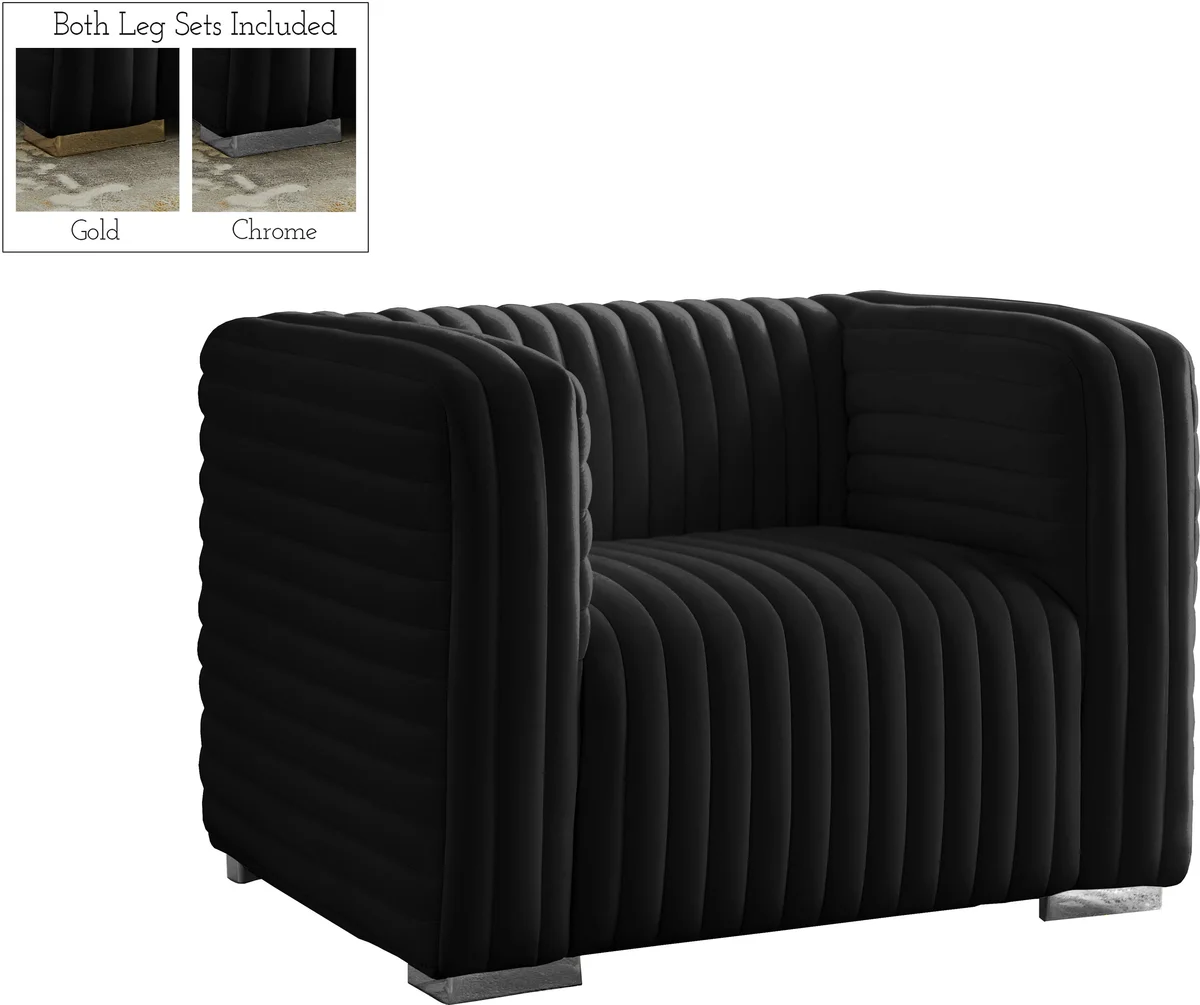 Ravish - Chair - Black - View 2