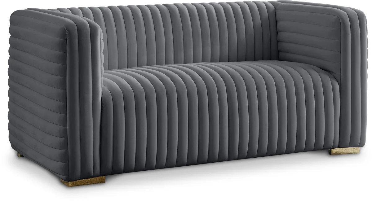 Ravish - Loveseat - Gray
