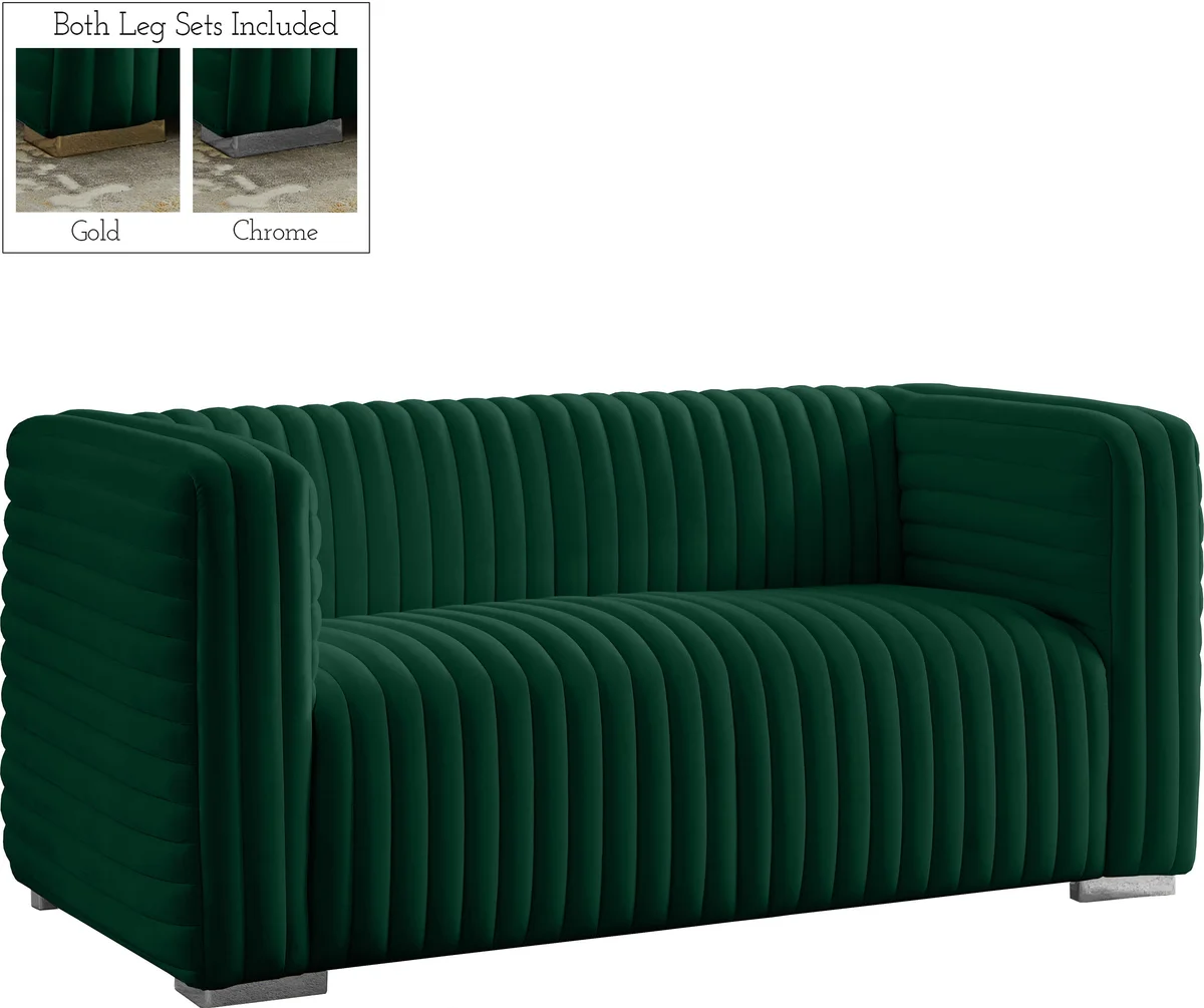 Ravish - Loveseat - Green - View 2