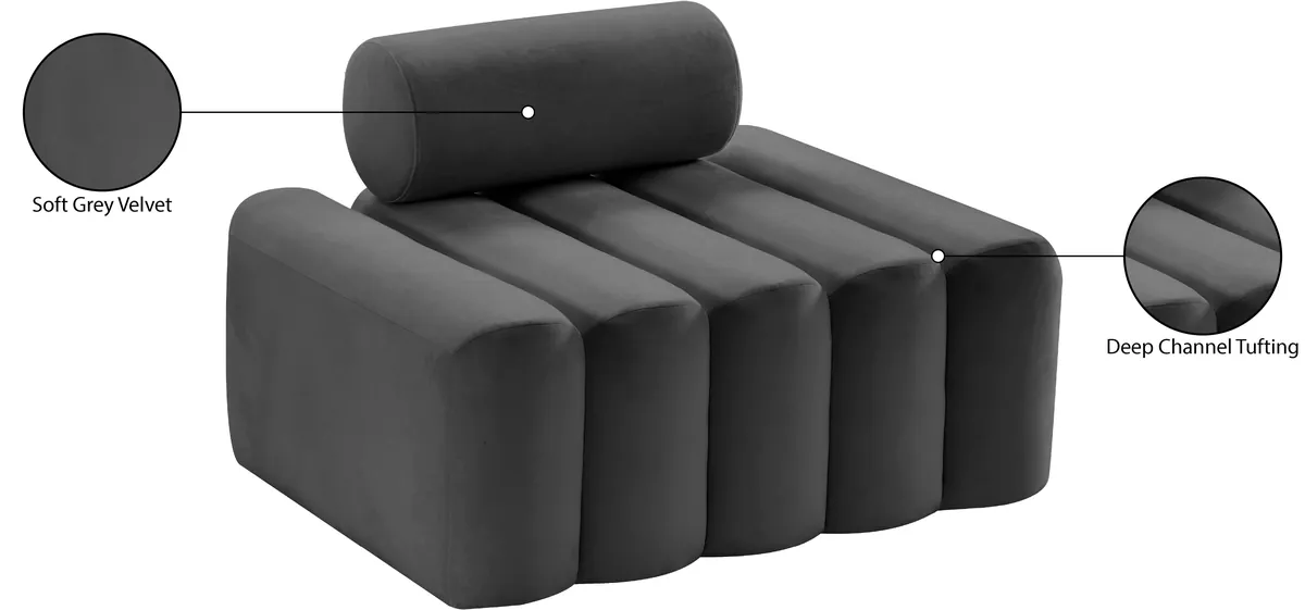 Melody - Chair - Gray