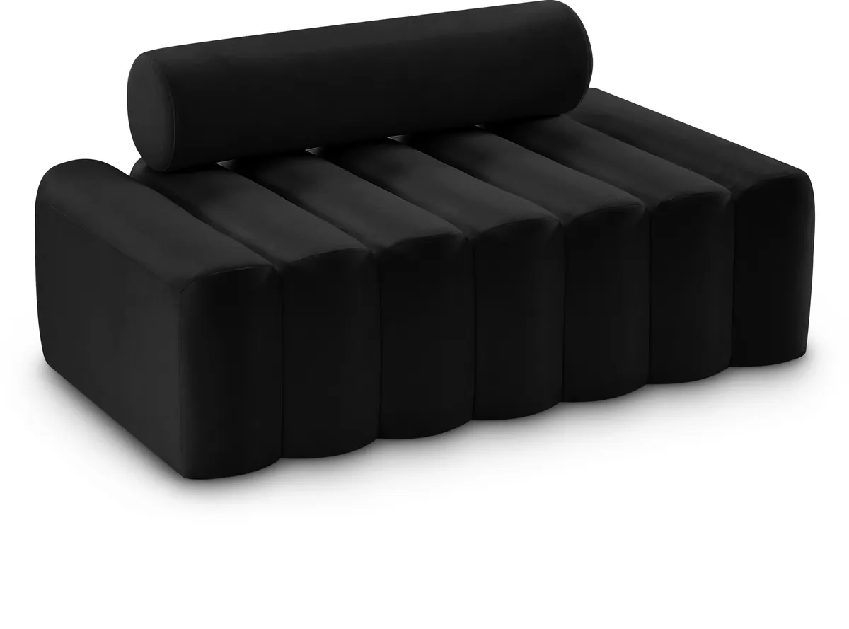 Melody - Loveseat - Black