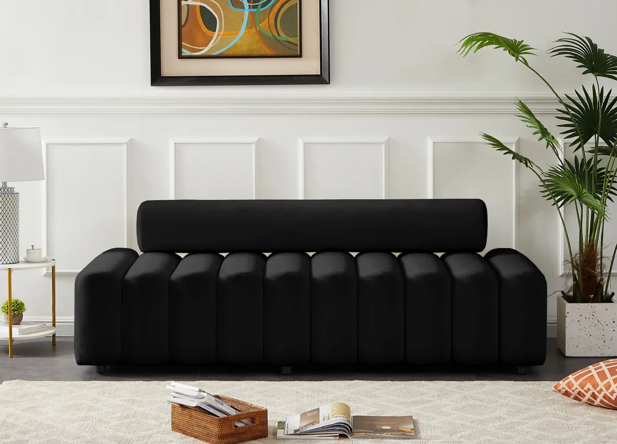 Melody - Sofa - Black - View 2