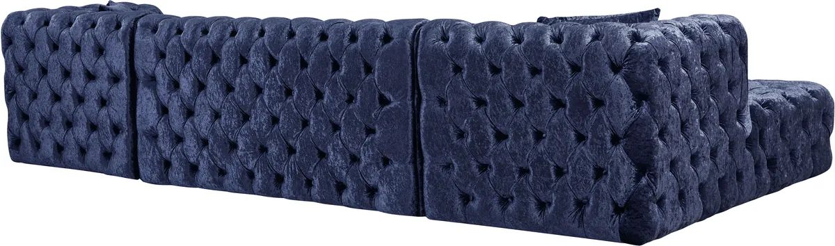 Coco - 3 Piece Sectional - Navy