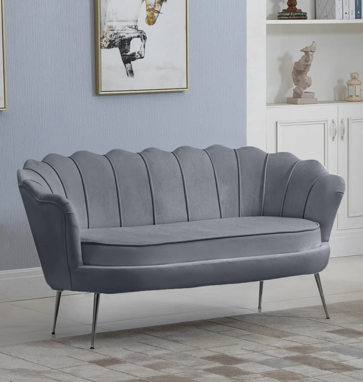 Gardenia - Loveseat - Gray