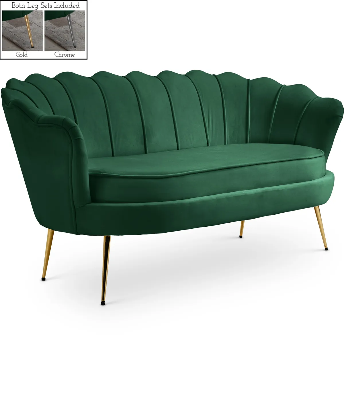 Gardenia - Loveseat - Green