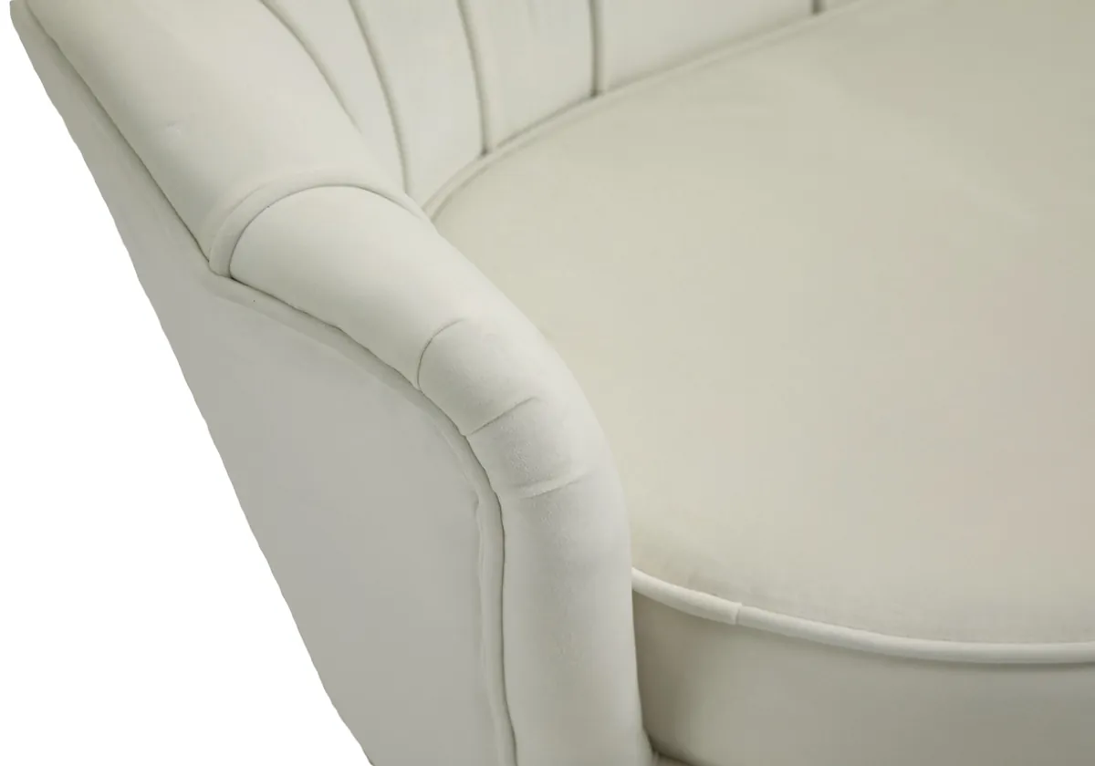 Gardenia - Loveseat - Cream