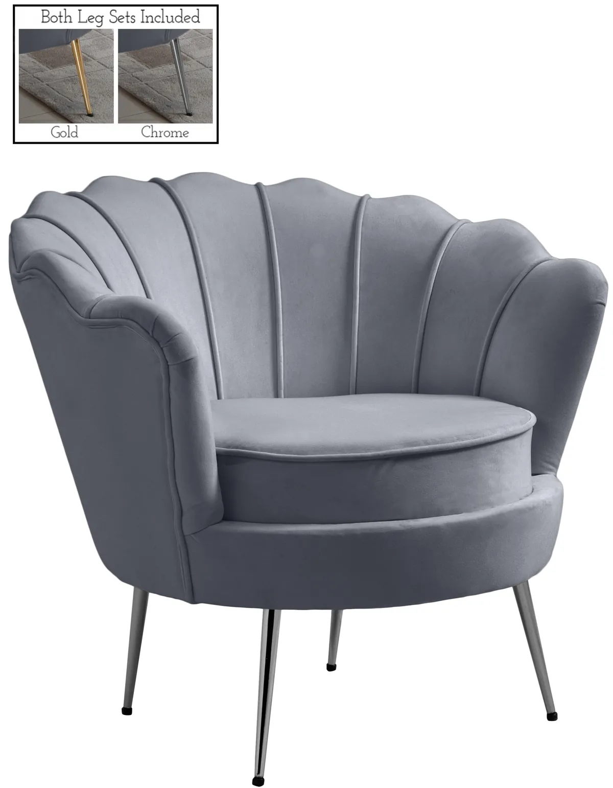 Gardenia - Chair - Gray - View 2