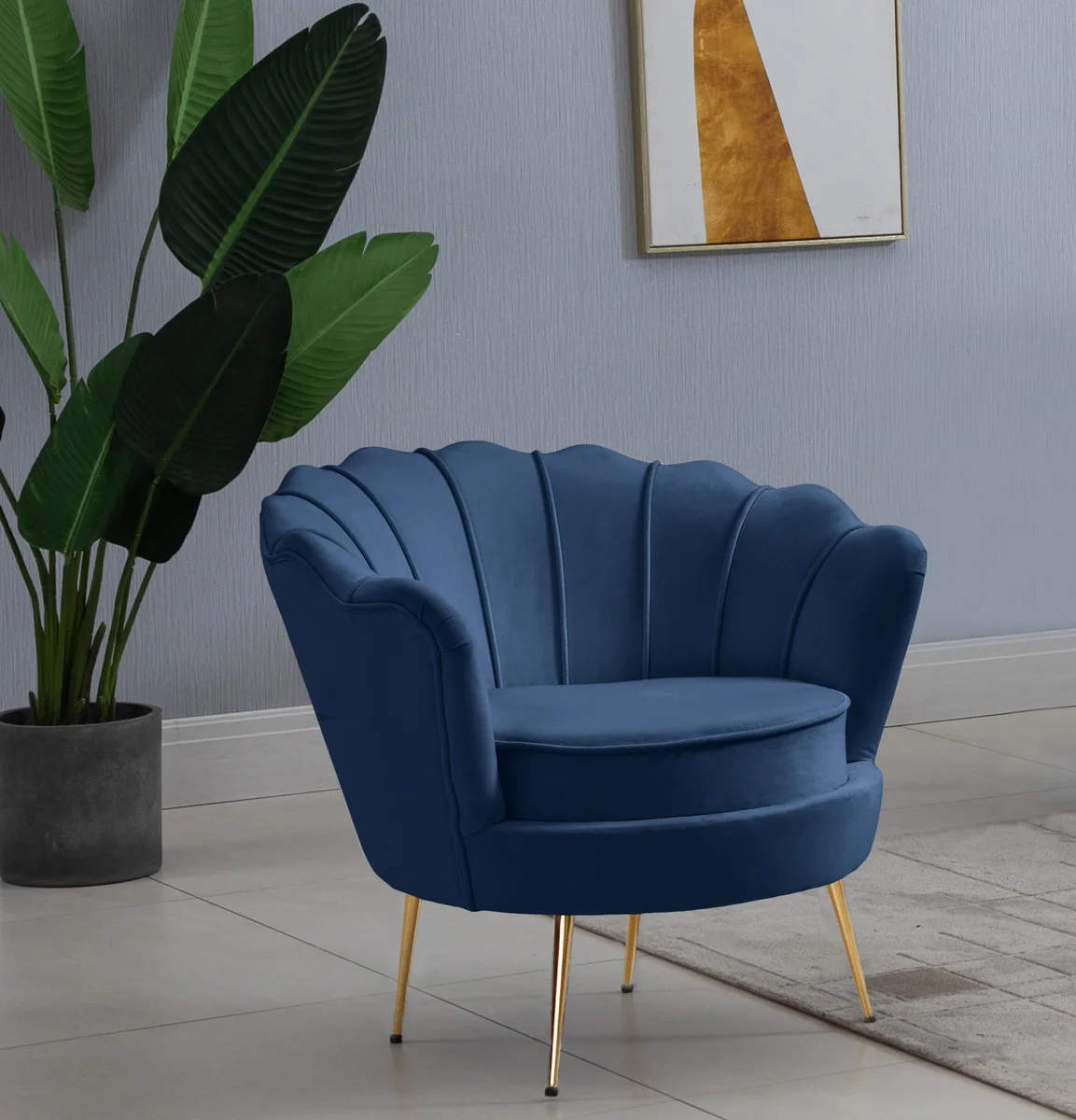 Gardenia - Chair - Navy