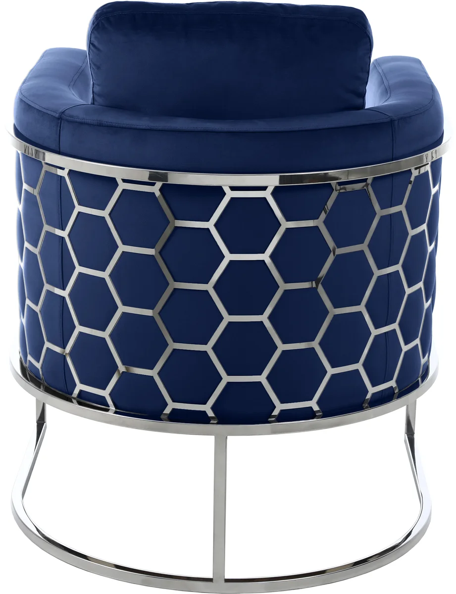 Casa - Chair - Navy - Fabric