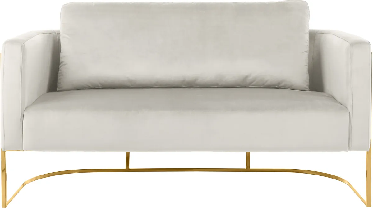 Casa - Loveseat - Cream - Fabric