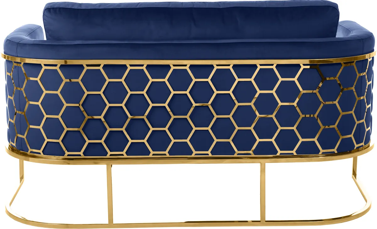 Casa - Loveseat - Navy