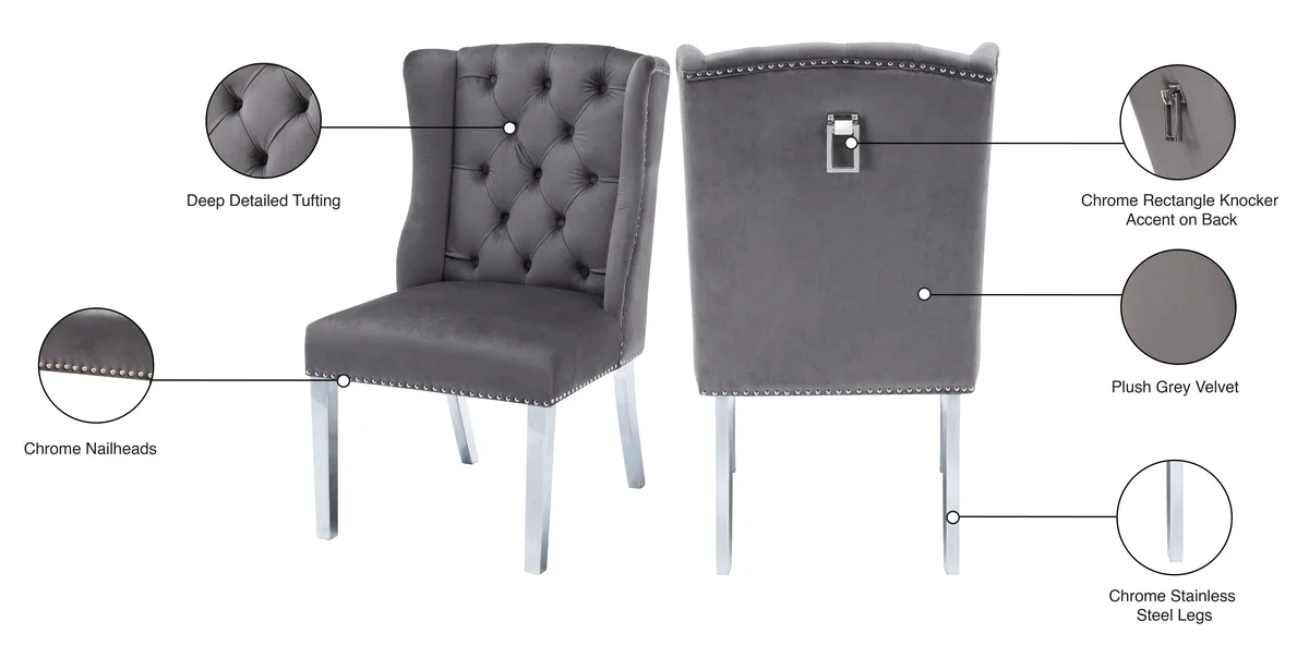 Suri - Dining Chair (Set of 2) - Gray