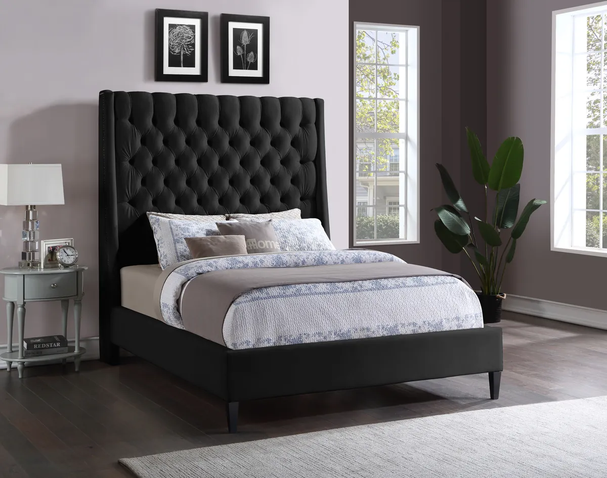 Fritz - Queen Bed - Black - View 2