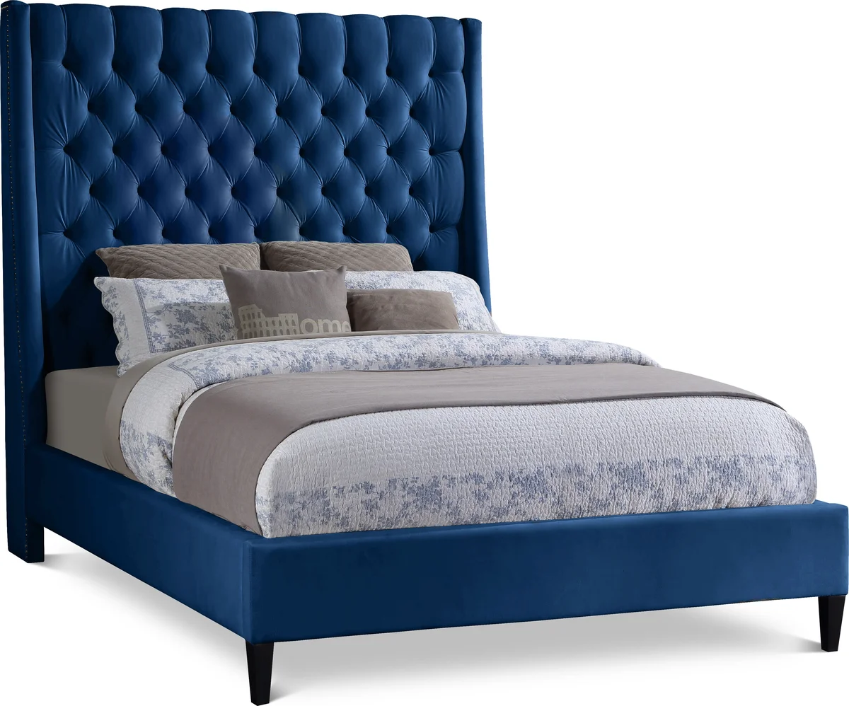 Fritz - Queen Bed - Navy