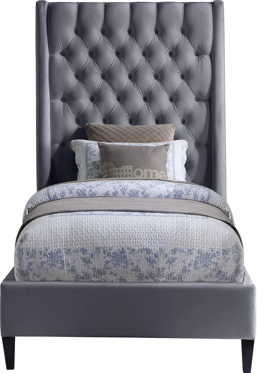 Fritz - Twin Bed - Gray