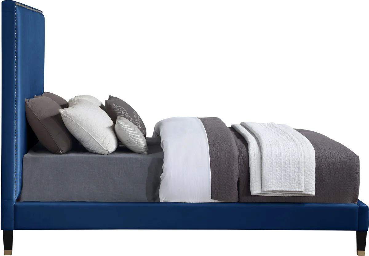 Harlie - King Bed - Navy