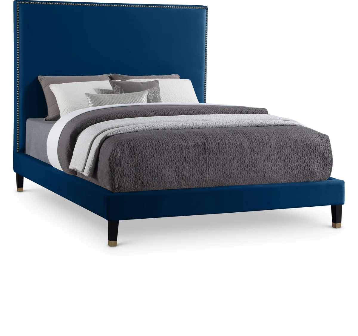 Harlie - King Bed - Navy