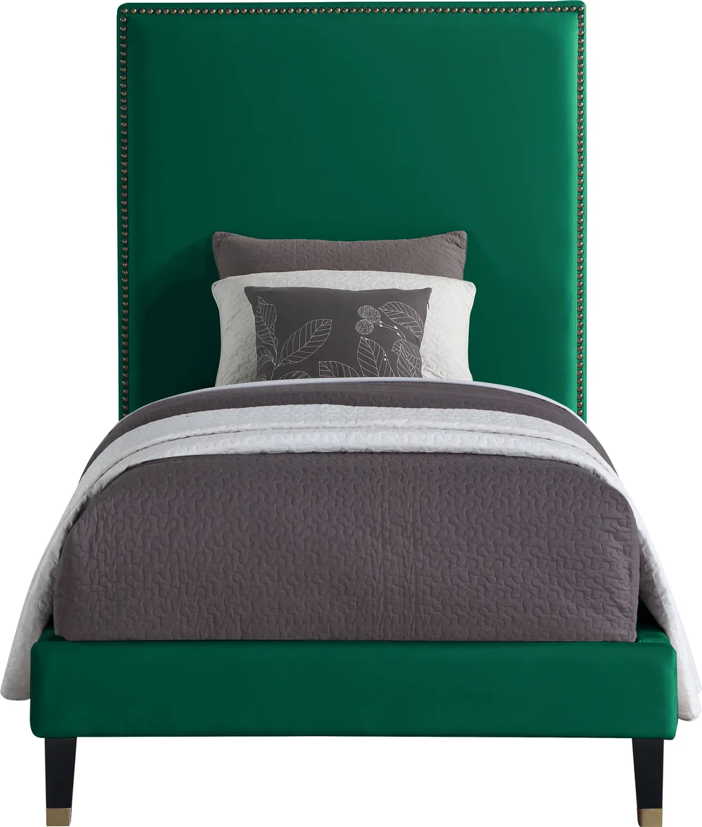 Harlie - Twin Bed - Green