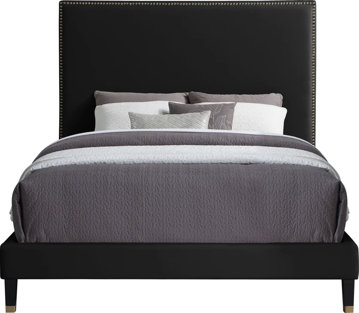 Harlie - King Bed - Black