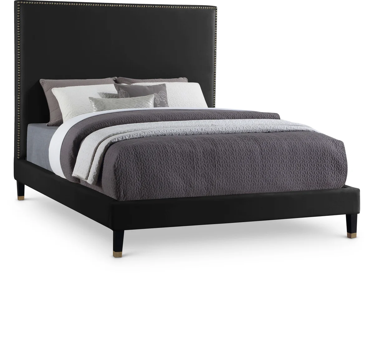 Harlie - King Bed - Black