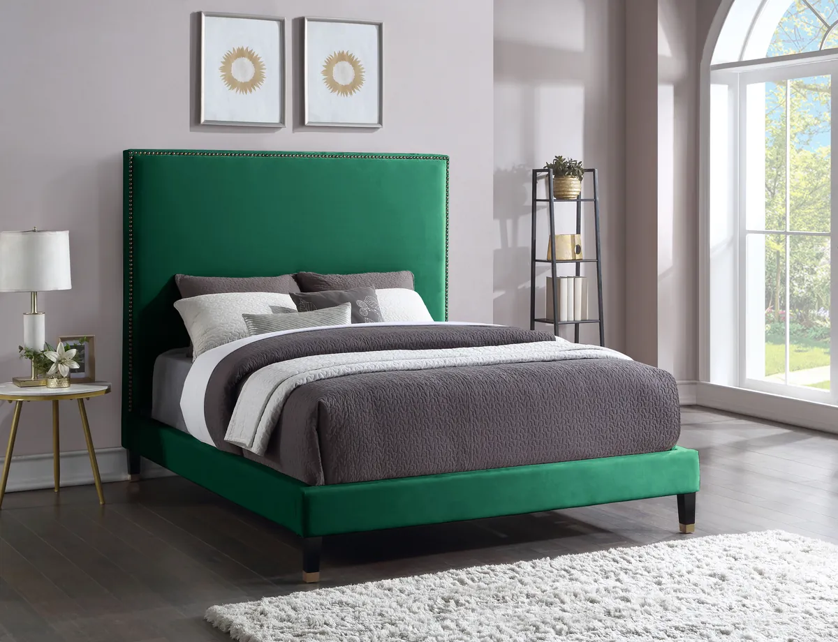 Harlie - Full Bed - Green - View 2