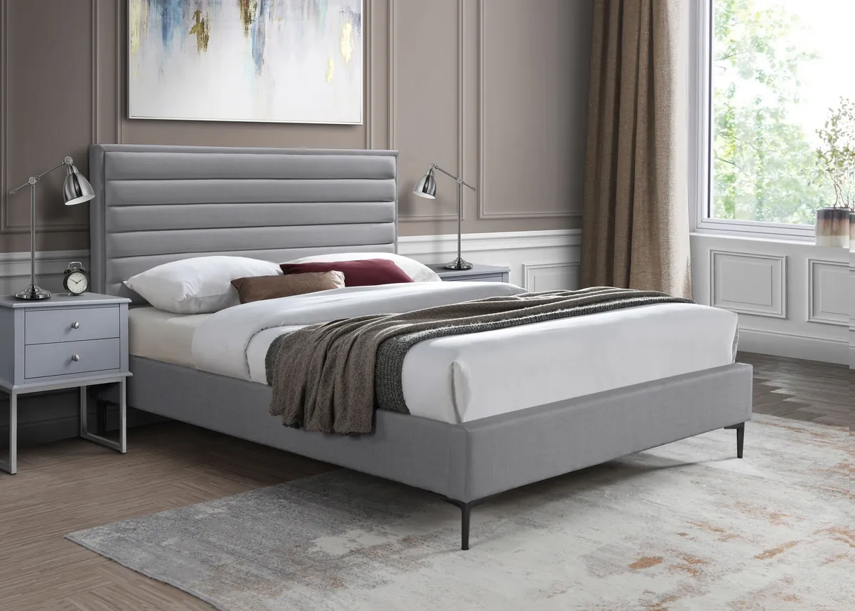 Hunter - King Bed - Gray - View 2