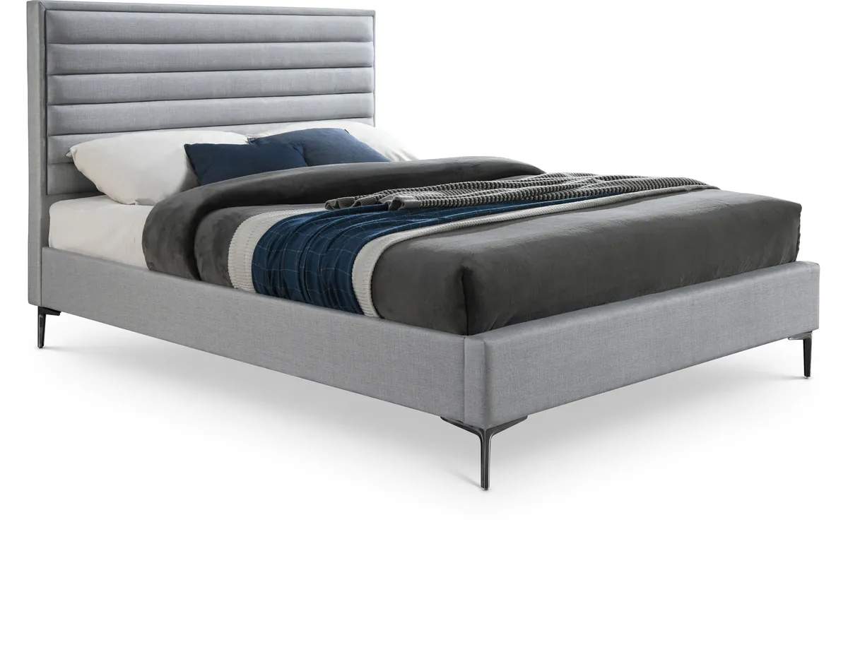 Hunter - King Bed - Gray