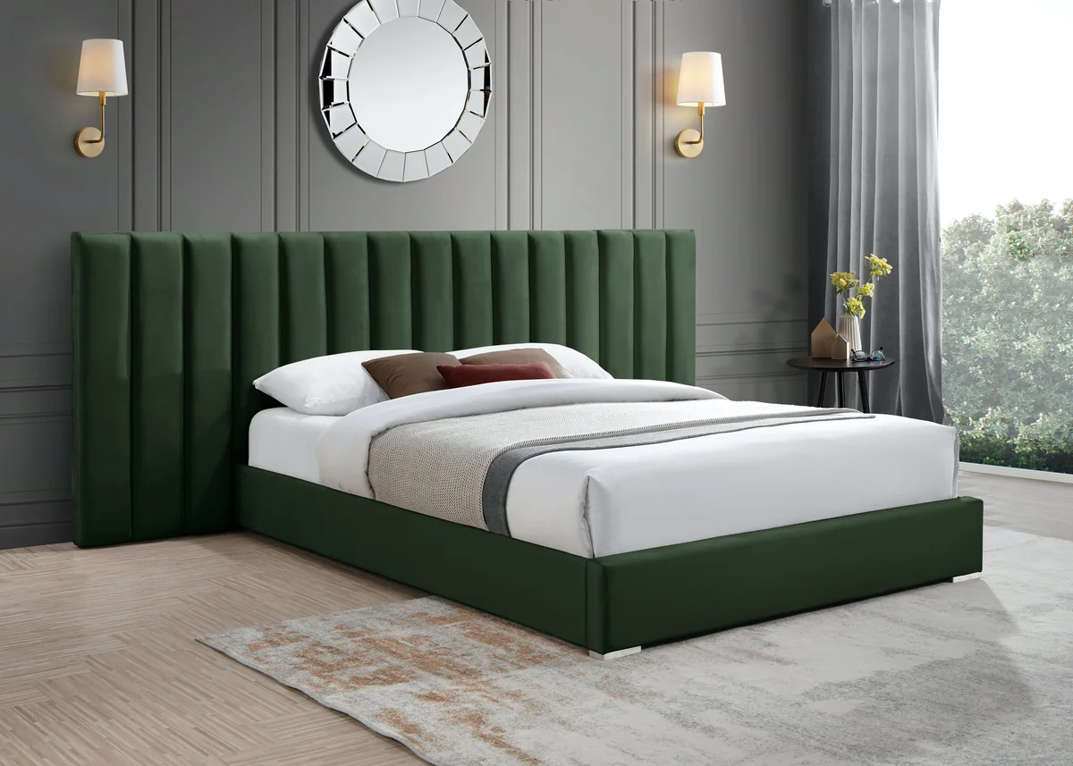 Pablo - Queen Bed - Green - View 2