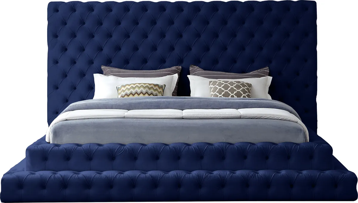 Revel - King Bed - Navy