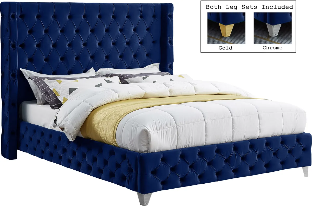 Savan - Full Bed - Navy