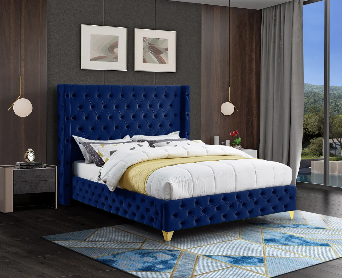 Savan - Full Bed - Navy