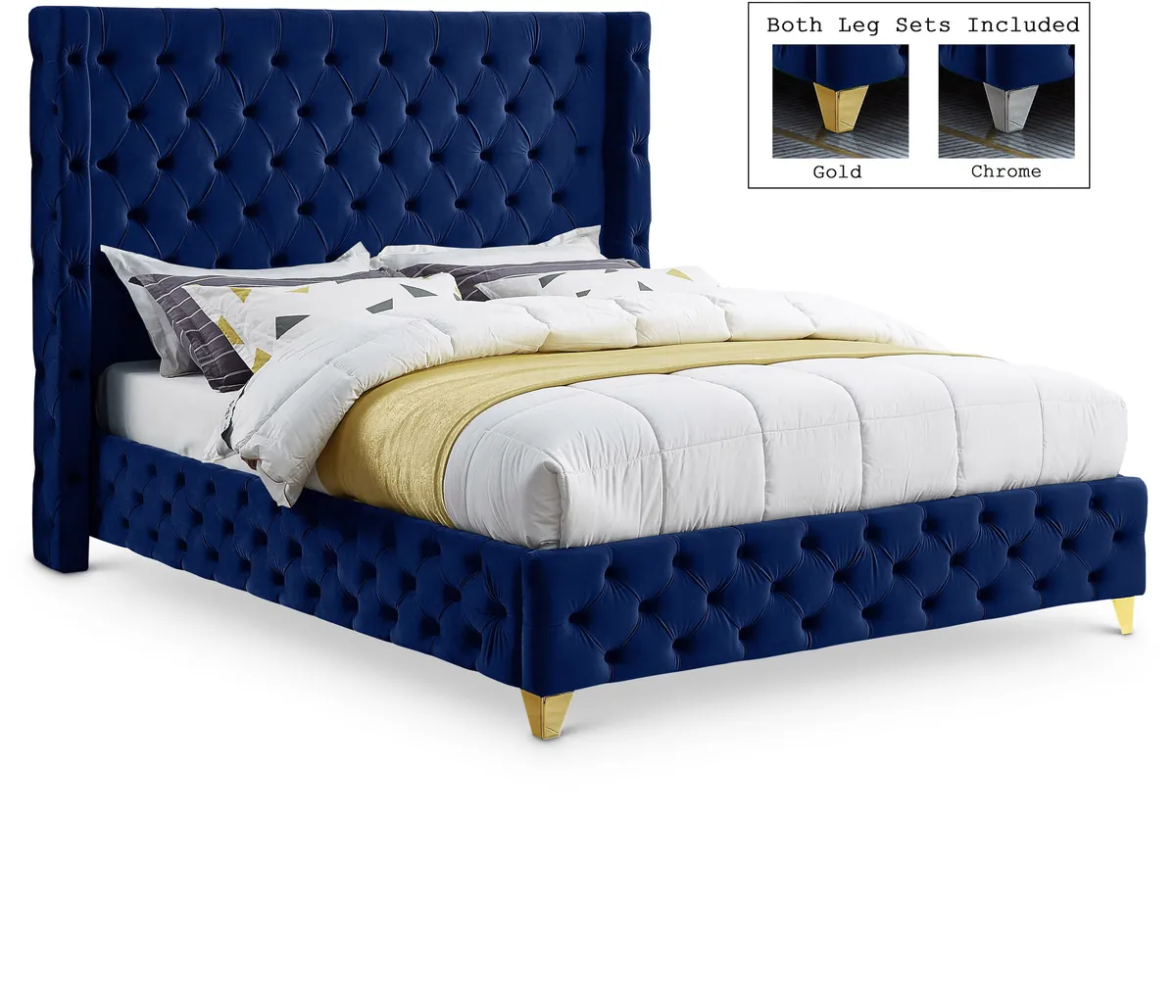 Savan - Full Bed - Navy