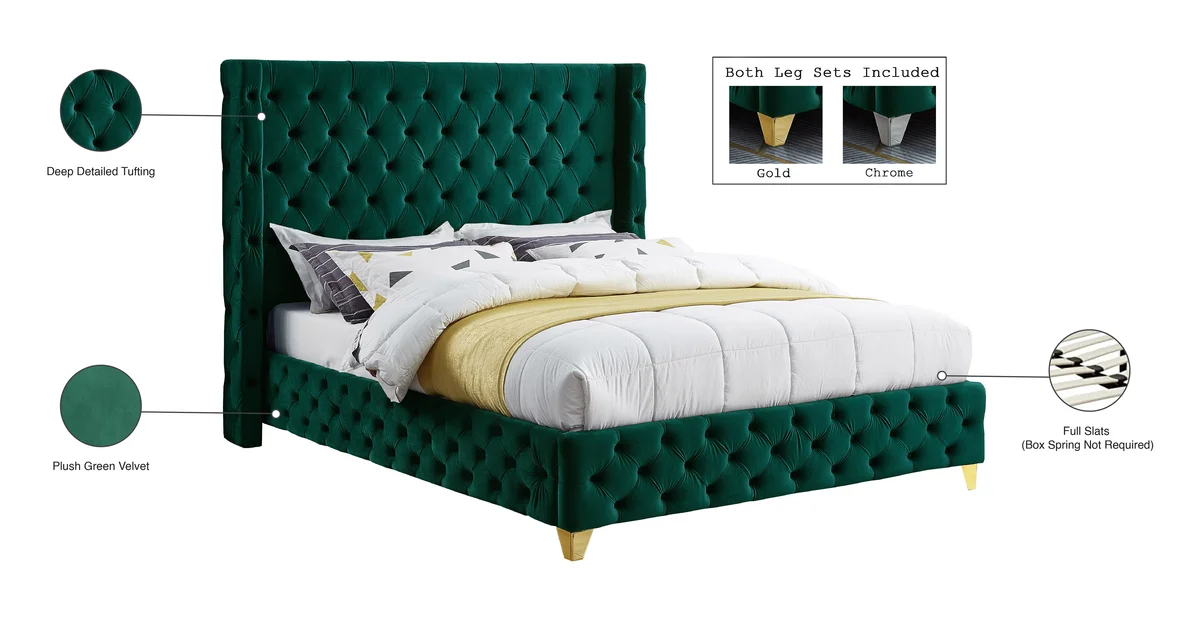 Savan - Full Bed - Green