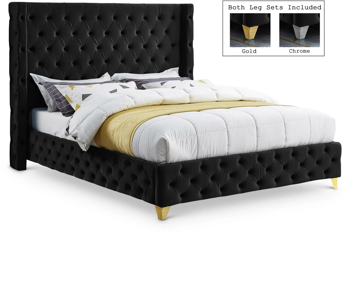 Savan - Full Bed - Black