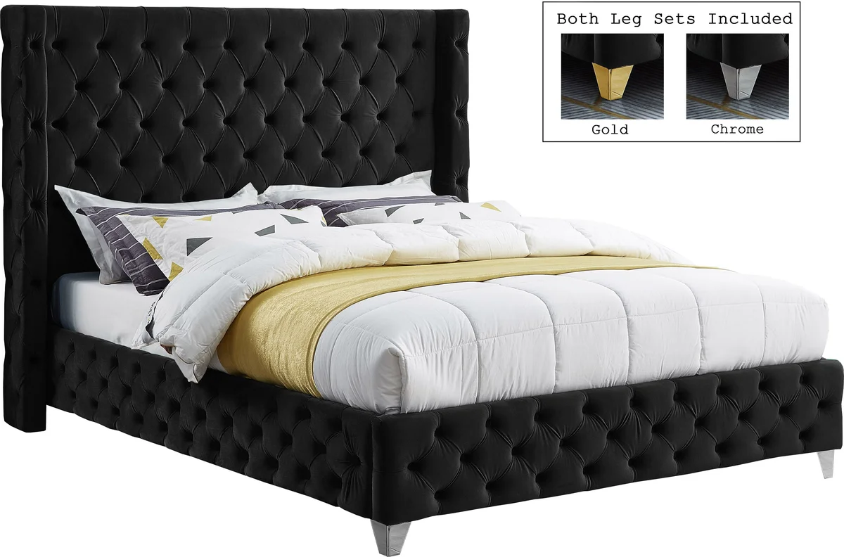 Savan - Full Bed - Black - View 2