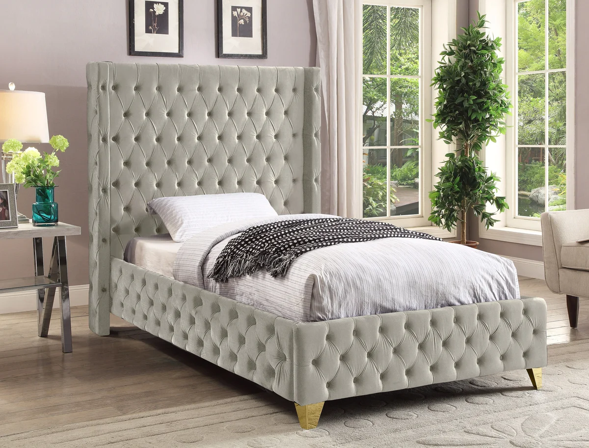 Savan - Twin Bed - Cream