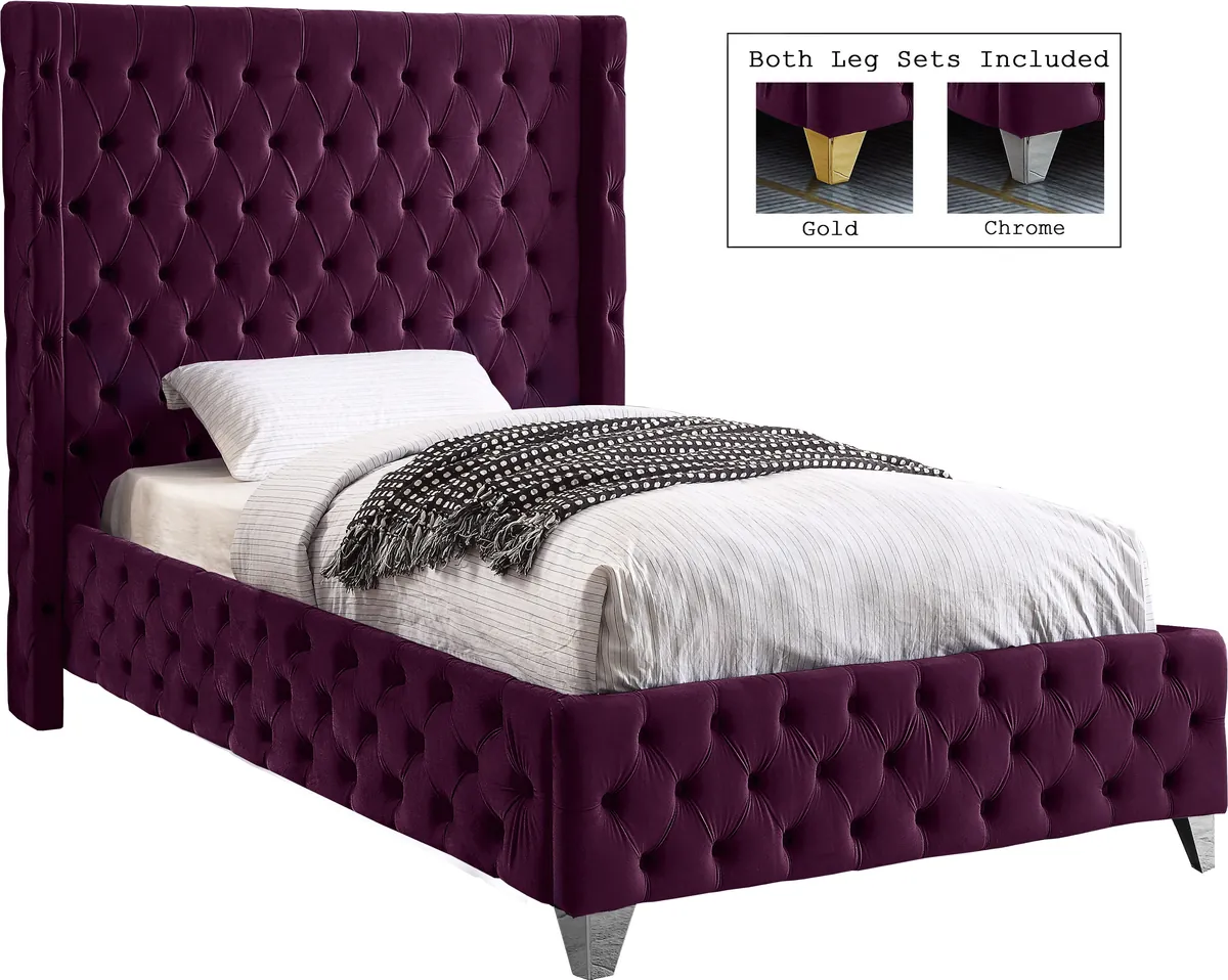 Savan - Twin Bed - Purple - View 2