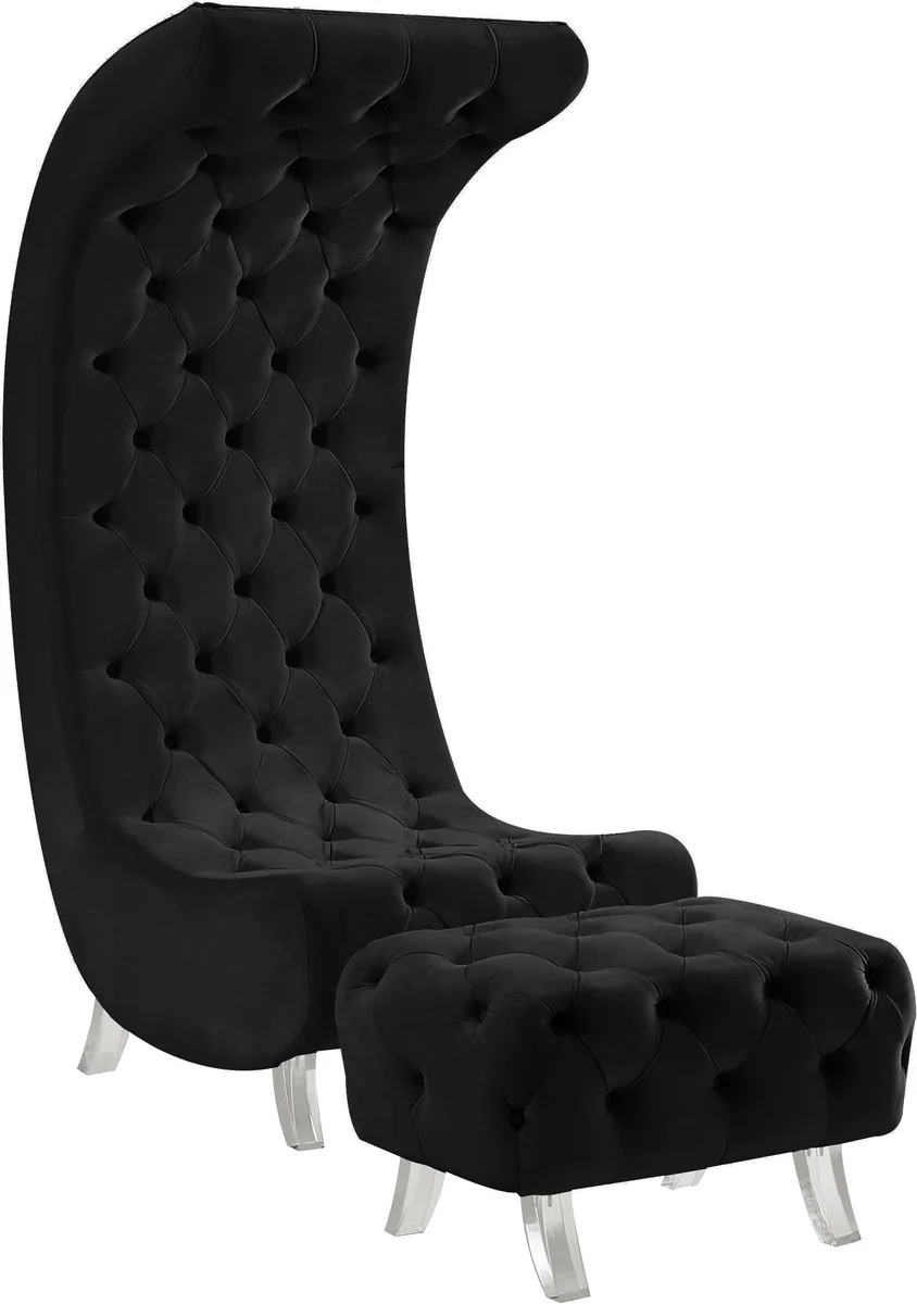 Crescent - Accent Chair - Black