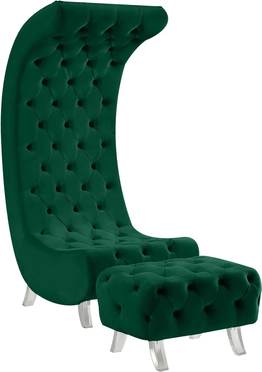 Crescent - Accent Chair - Green