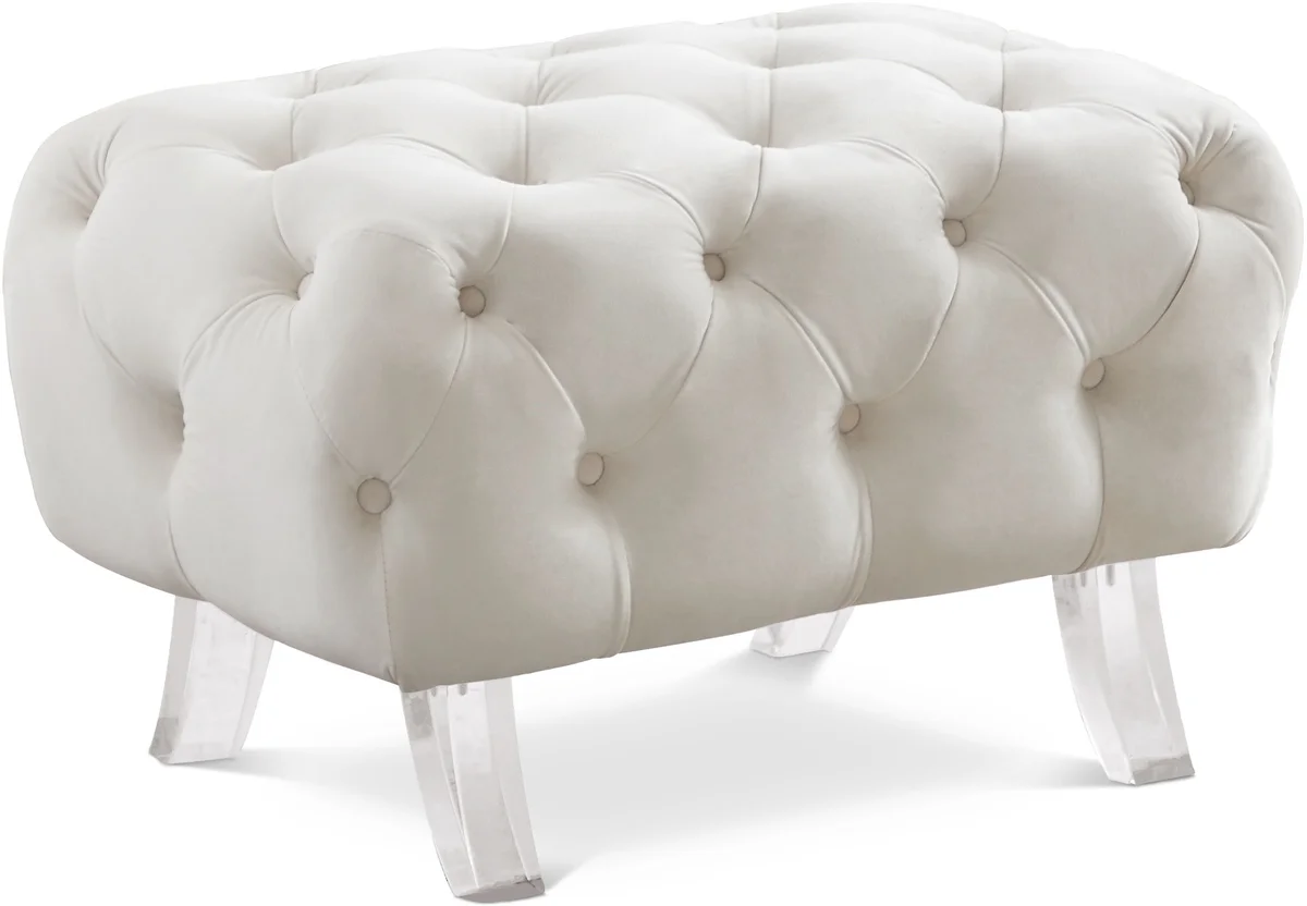 Crescent - Ottoman - Cream