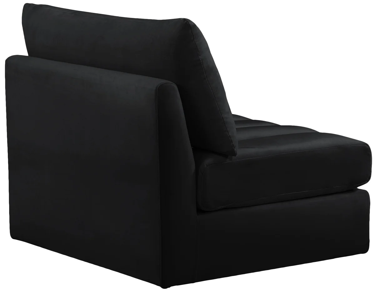 Jacob - Armless Chair - Black
