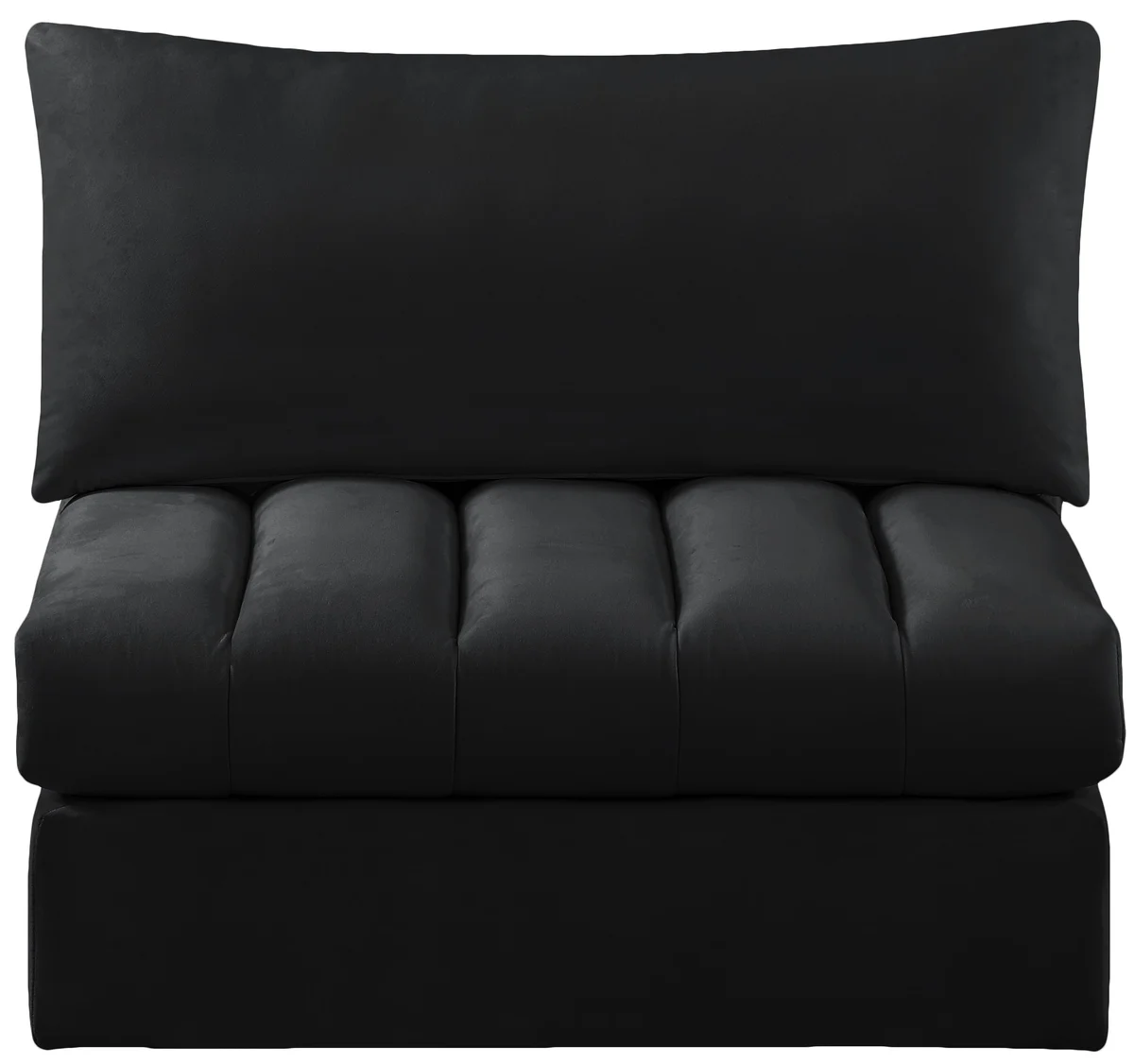 Jacob - Armless Chair - Black