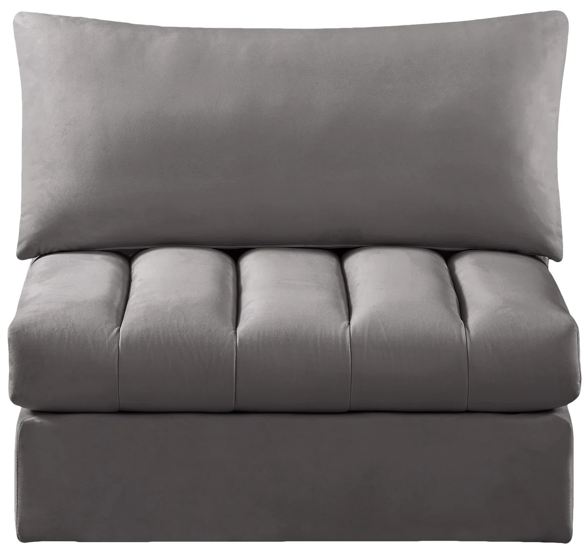 Jacob - Armless Chair - Gray