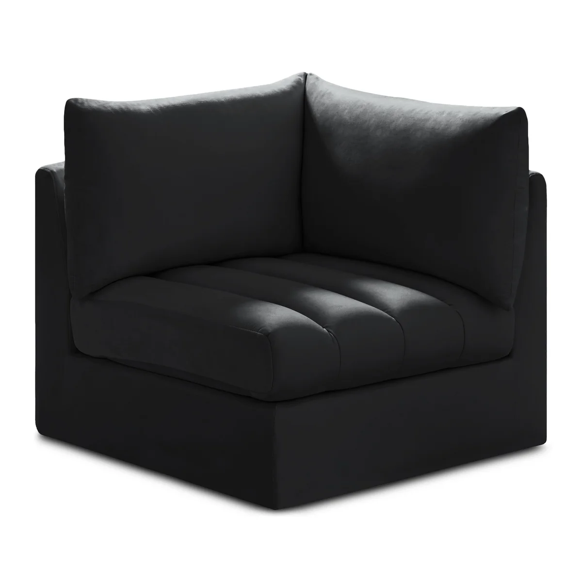 Jacob - Corner Chair - Black