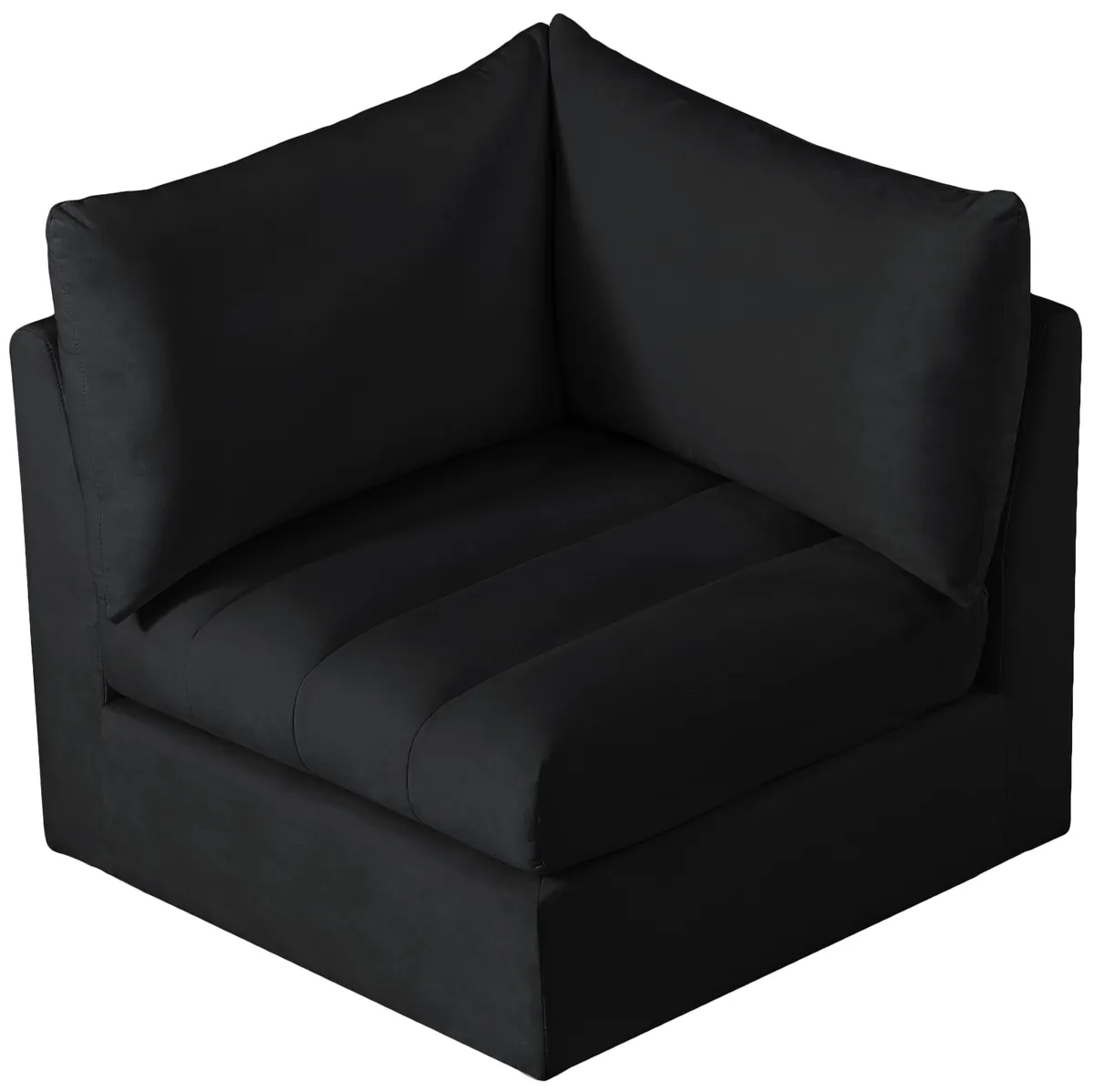 Jacob - Corner Chair - Black