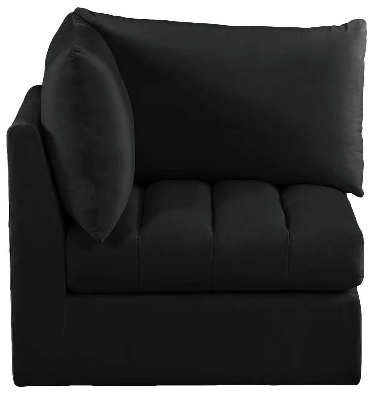 Jacob - Corner Chair - Black