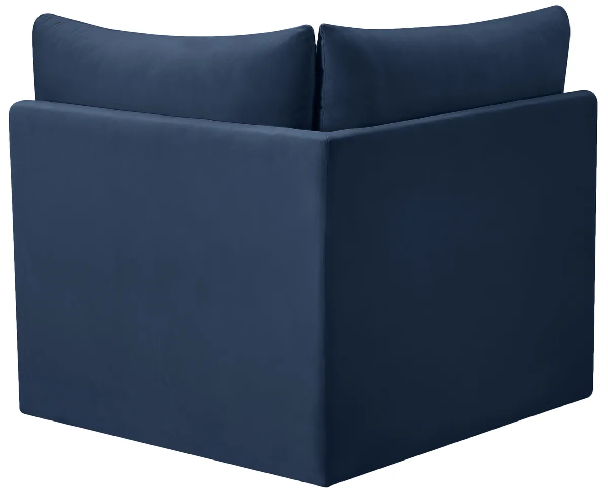 Jacob - Corner Chair - Navy